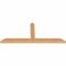 Ekena Millwork Portland Timber Gable Bracket, Western Red Cedar, 84"W x 35"H x 3 1/2"D x 5 1/2"F, 10/12 Pitch GBW084X35X0406POR00SWR - alternate 5